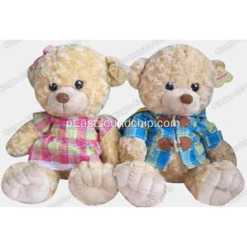 Teddy Bear Plush Toy, brinquedo recheado de pelúcia